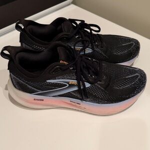 Brooks Women's Black and White Running Shoes